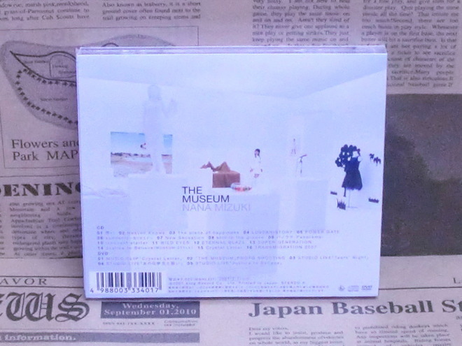 新品未開封 水樹奈々BEST ALBUM THE MUSEUM 通常盤 CD＋DVDの画像2