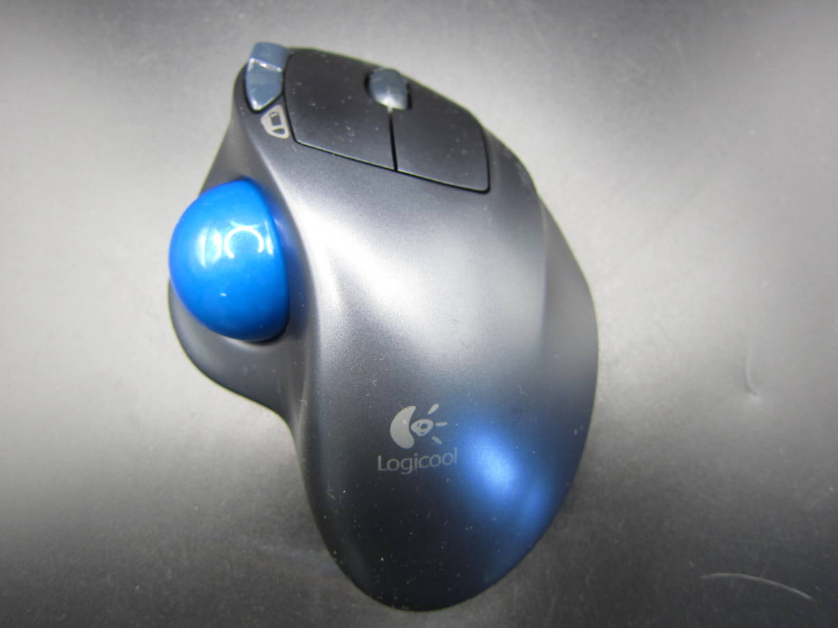 ②【Logicool M570 ワイヤレス トラックボール】ロジクール 動作確認済 ※レシーバー付属なし 中古品_画像1