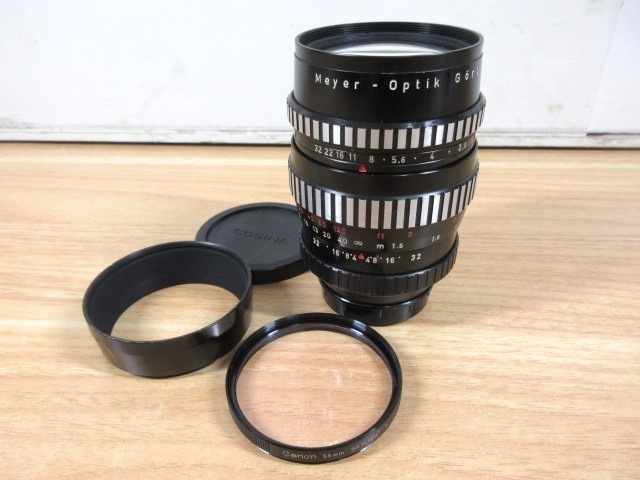 2J3-2「ドイツ製 Meyer Optik Gorlitz Orestor 2.8/135」ジャンク 135mm f2.8 15枚羽 現状品 カメラレンズ