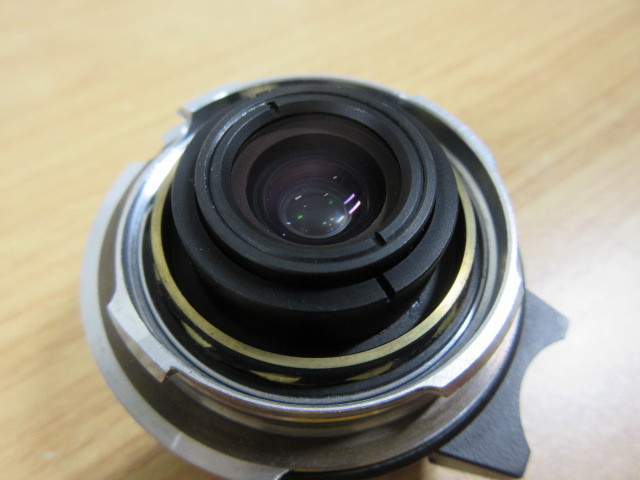 2J3-2[RICOH Ricoh GR LENS f=21.1:3.5]21mm F3.5 L39 black LEICA present condition goods lens Junk 