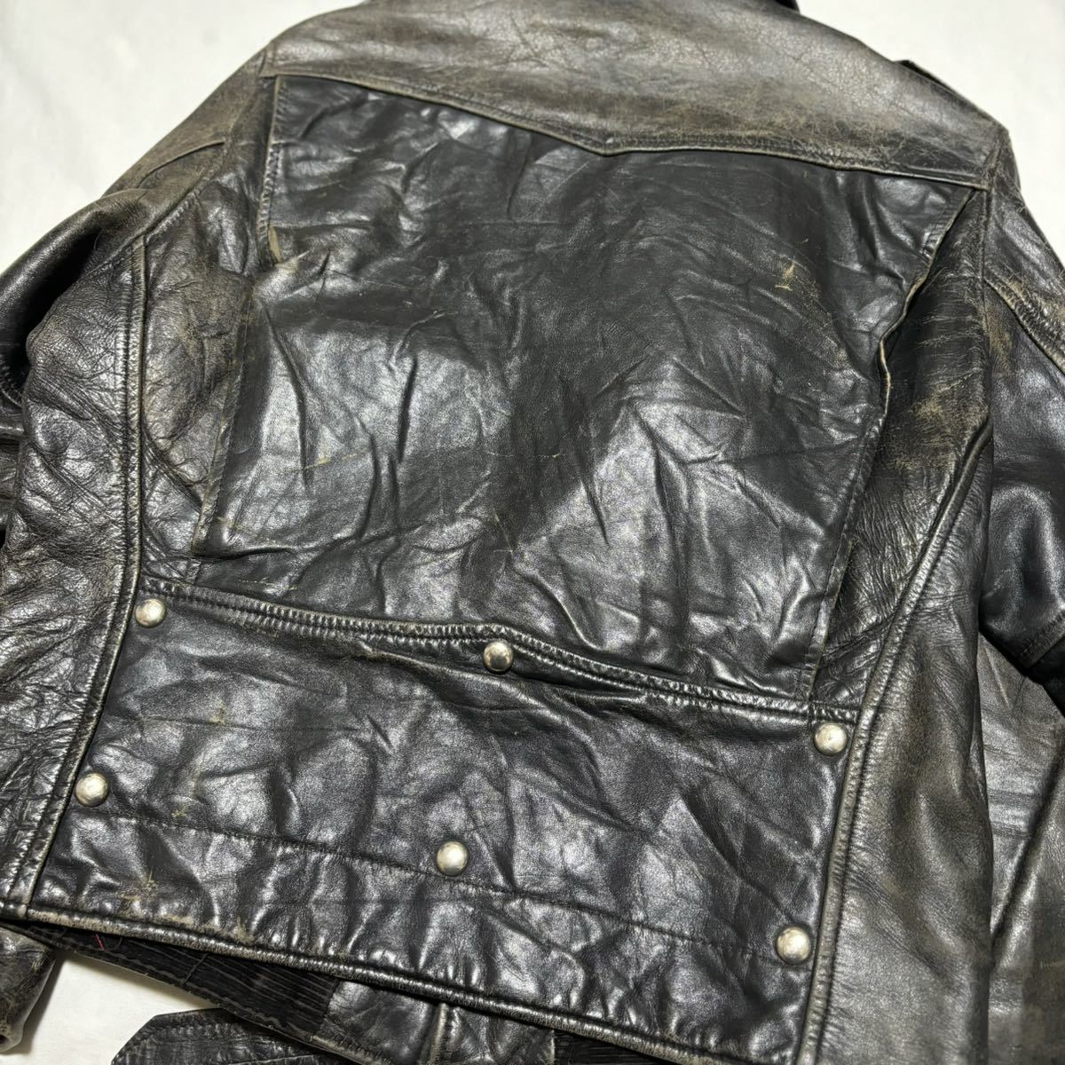60s Searsレザー ライダース Dポケット ビンテージ / シアーズ D 60s Searsレザー ライダース Dポケット ビンテージ / シアーズ D