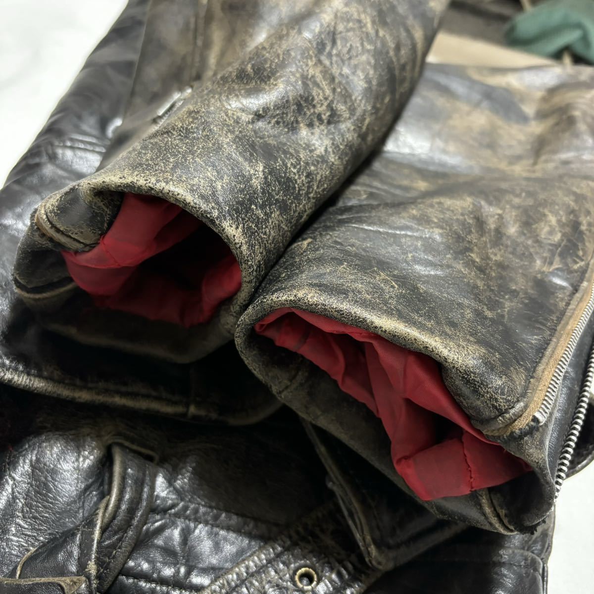 60s Searsレザー ライダース Dポケット ビンテージ / シアーズ D 60s Searsレザー ライダース Dポケット ビンテージ / シアーズ D