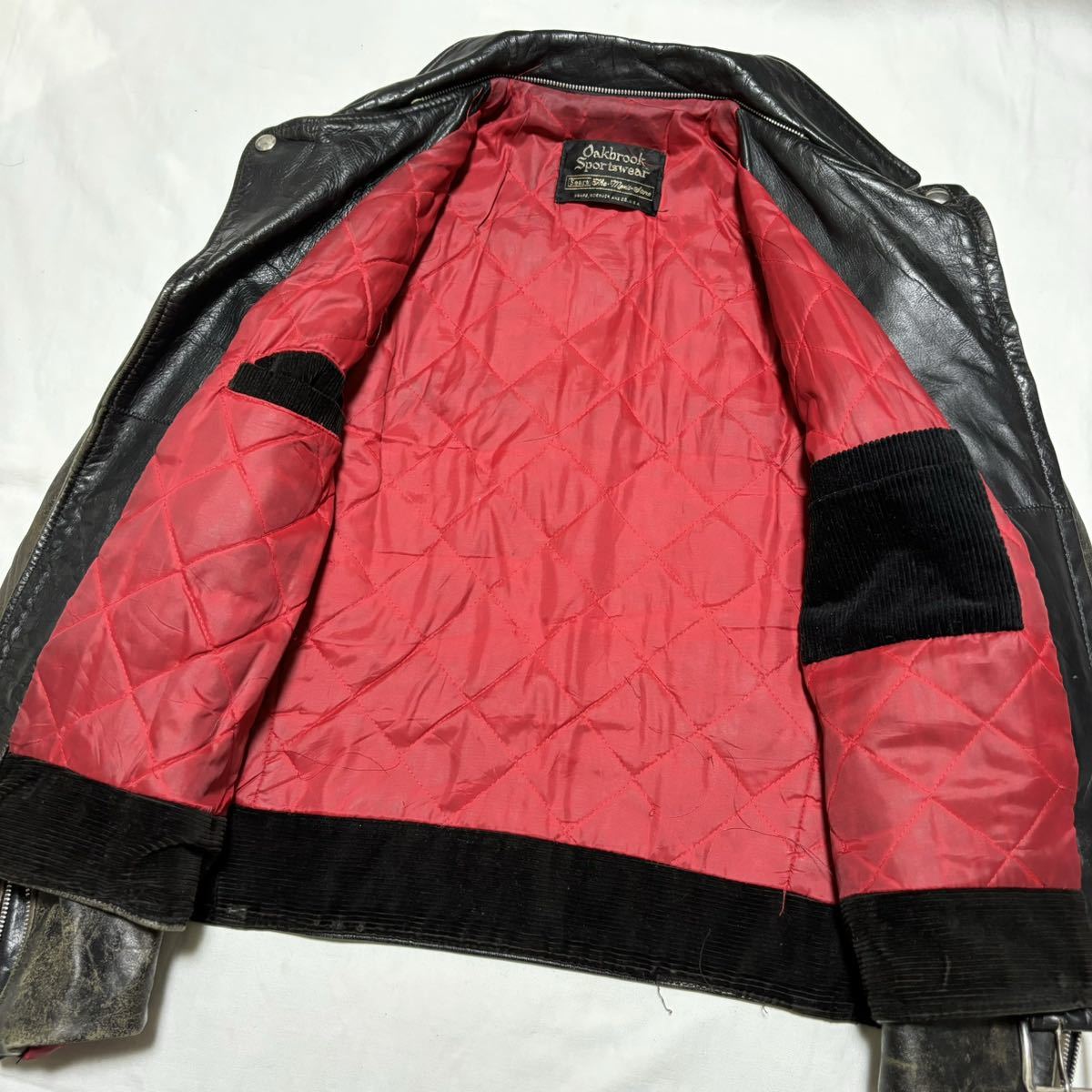 60s Searsレザー ライダース Dポケット ビンテージ / シアーズ D 60s Searsレザー ライダース Dポケット ビンテージ / シアーズ D