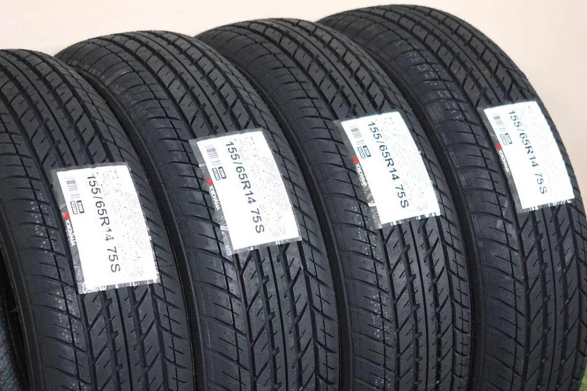 ＜新品未使用/2022年製＞ヨコハマ S306 155/65R14 75S 4本セット 軽自動車 YOKOHAMA 即納可能 数量限定!!_画像1