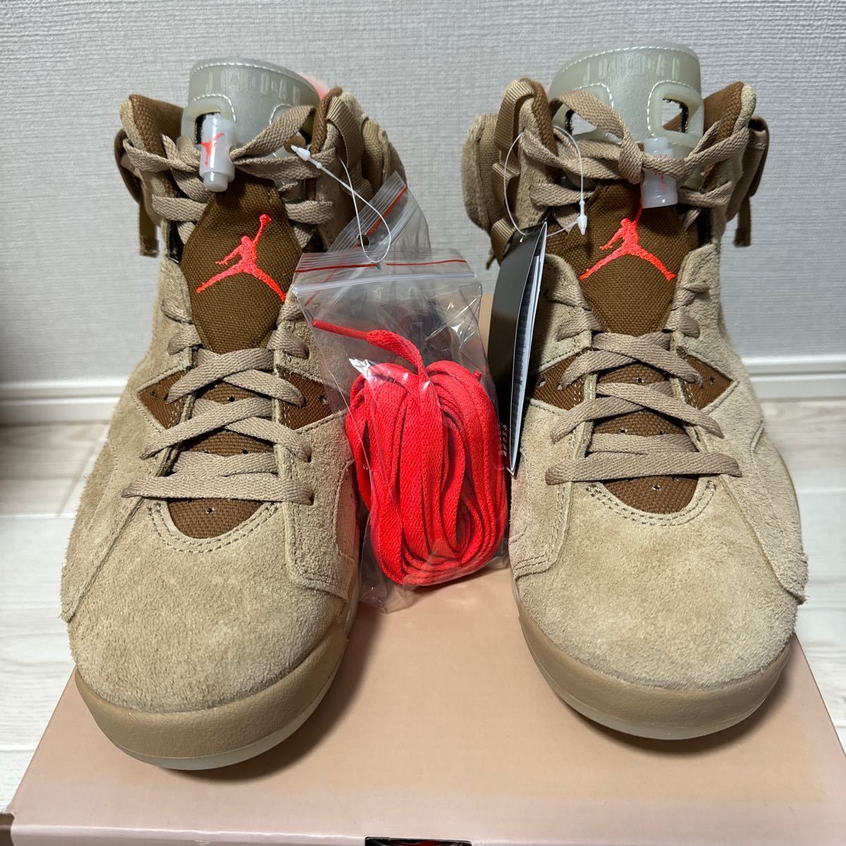 NIKE AIR JORDAN 6 RETRO SP TRAVIS SCOTTナイキ エアジョーダン レトロ トラヴィス スコット トラビス スニーカー CACTUS JACK ジョーダン_画像2