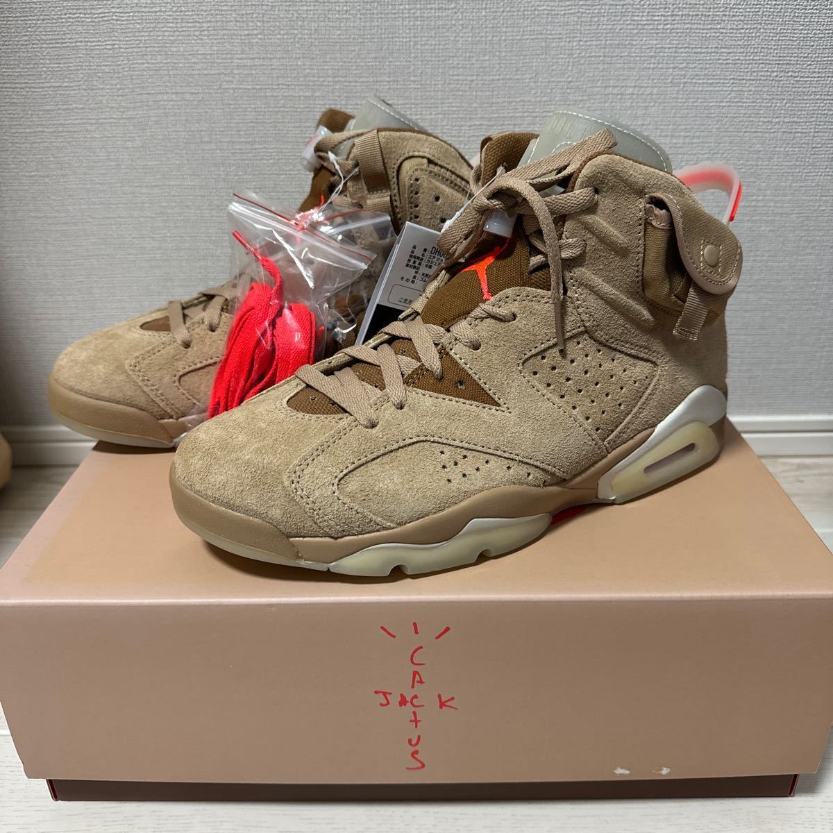 NIKE AIR JORDAN 6 RETRO SP TRAVIS SCOTTナイキ エアジョーダン レトロ トラヴィス スコット トラビス スニーカー CACTUS JACK ジョーダン_画像1