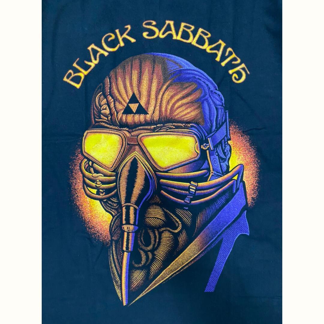 ★新品未使用★ブラック・サバス BLACK SABBATH バンドTシャツ 半袖 ロックTシャツ コットン プリント ブラック 黒 Lサイズ 2367_画像4