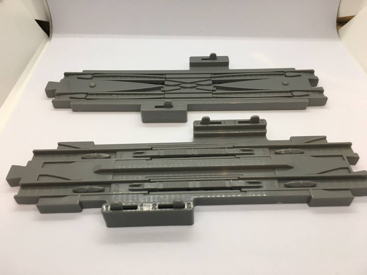  Plarail advance Cross po in trail Stop rail lever operation with defect Junk used 