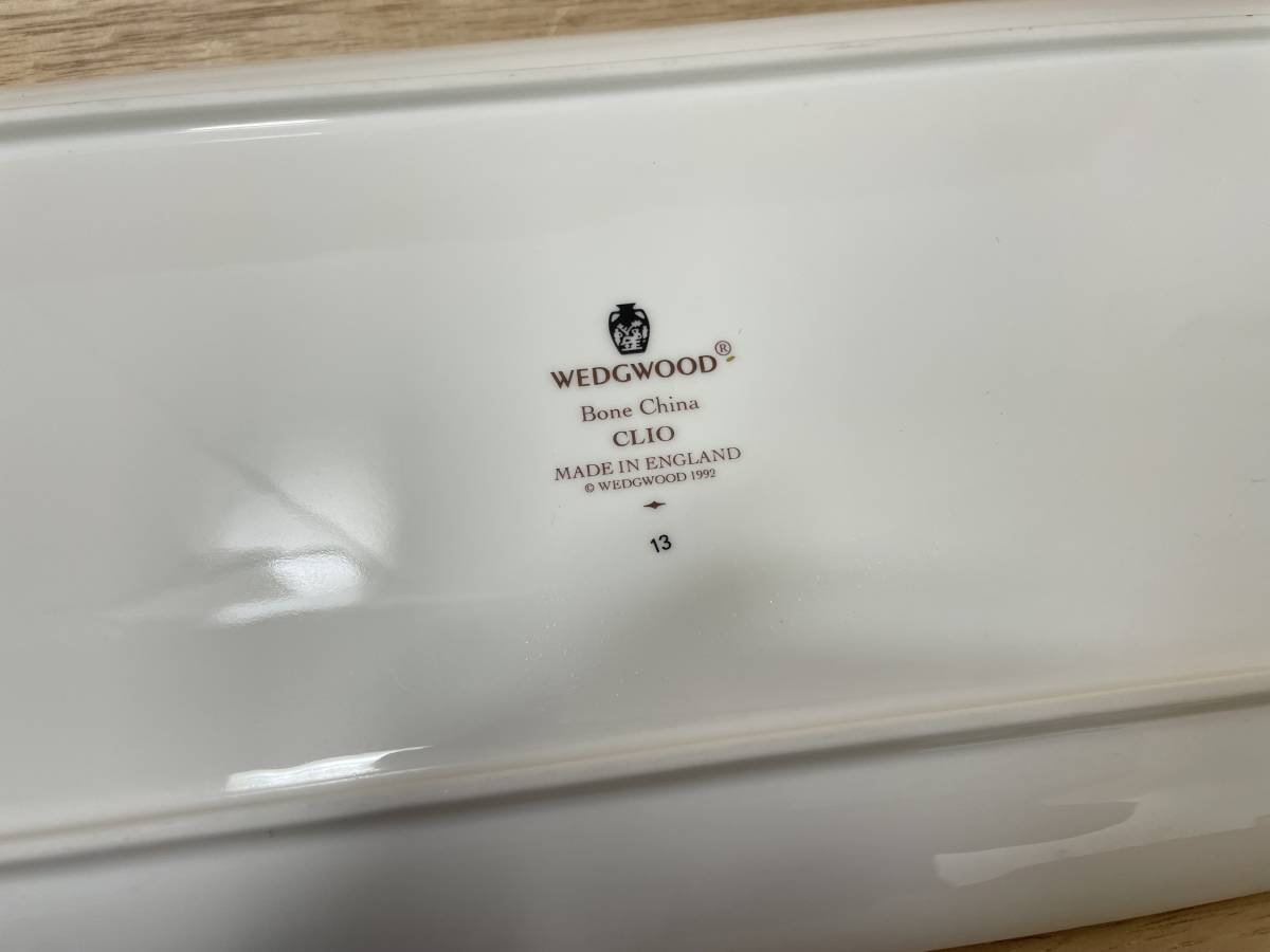 【4780】WEDGWOOD ウェッジウッド CLIO クリオ プレート 3枚セット 皿 食器 洋食器_画像6