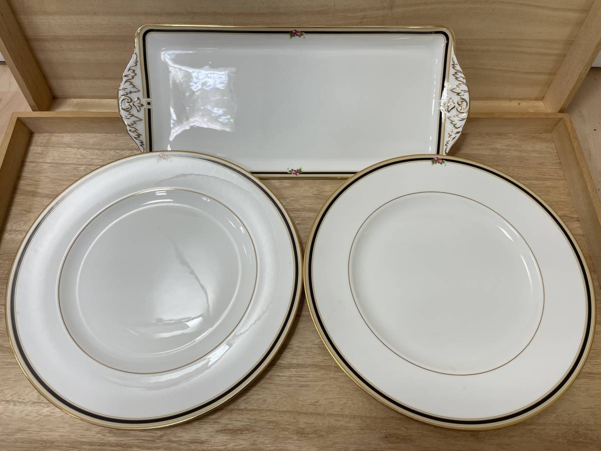【4780】WEDGWOOD ウェッジウッド CLIO クリオ プレート 3枚セット 皿 食器 洋食器_画像1