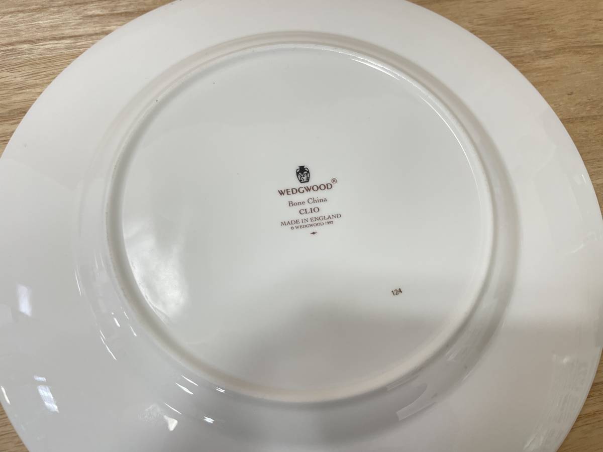 【4780】WEDGWOOD ウェッジウッド CLIO クリオ プレート 3枚セット 皿 食器 洋食器_画像7