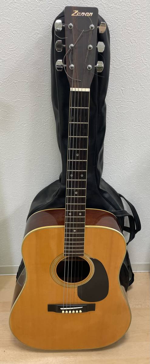 【H188】ジャンク品 Zenon ゼンオン クラシックギター RW-170 中古品 現状品 長期保管品 ソフトケース付き_画像1