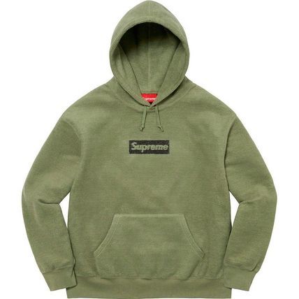 新品 XLサイズ Supreme Inside Out Box Logo Hooded Sweatshirt Light Olive シュプリーム インサイドアウト ボックスロゴ ライトオリーブ_画像1