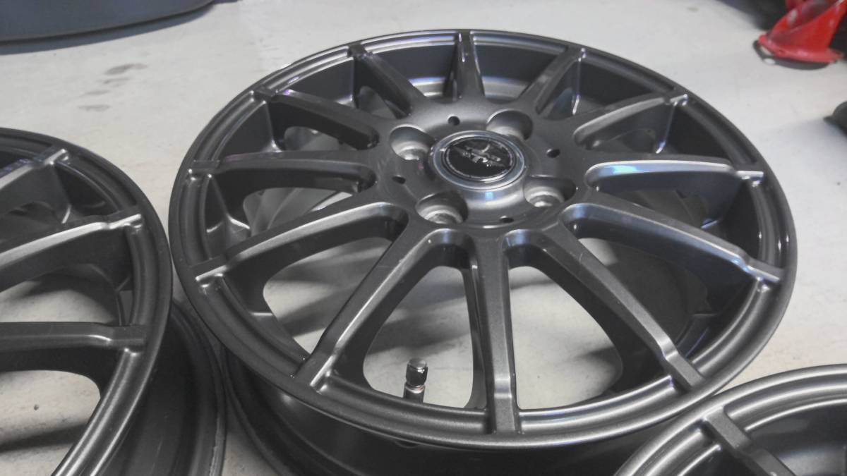 ☆★Weds　TEAD　4.5Jx14　＋45　PCD100　4H　アルミホイール　4本セット　中古品★☆_画像8