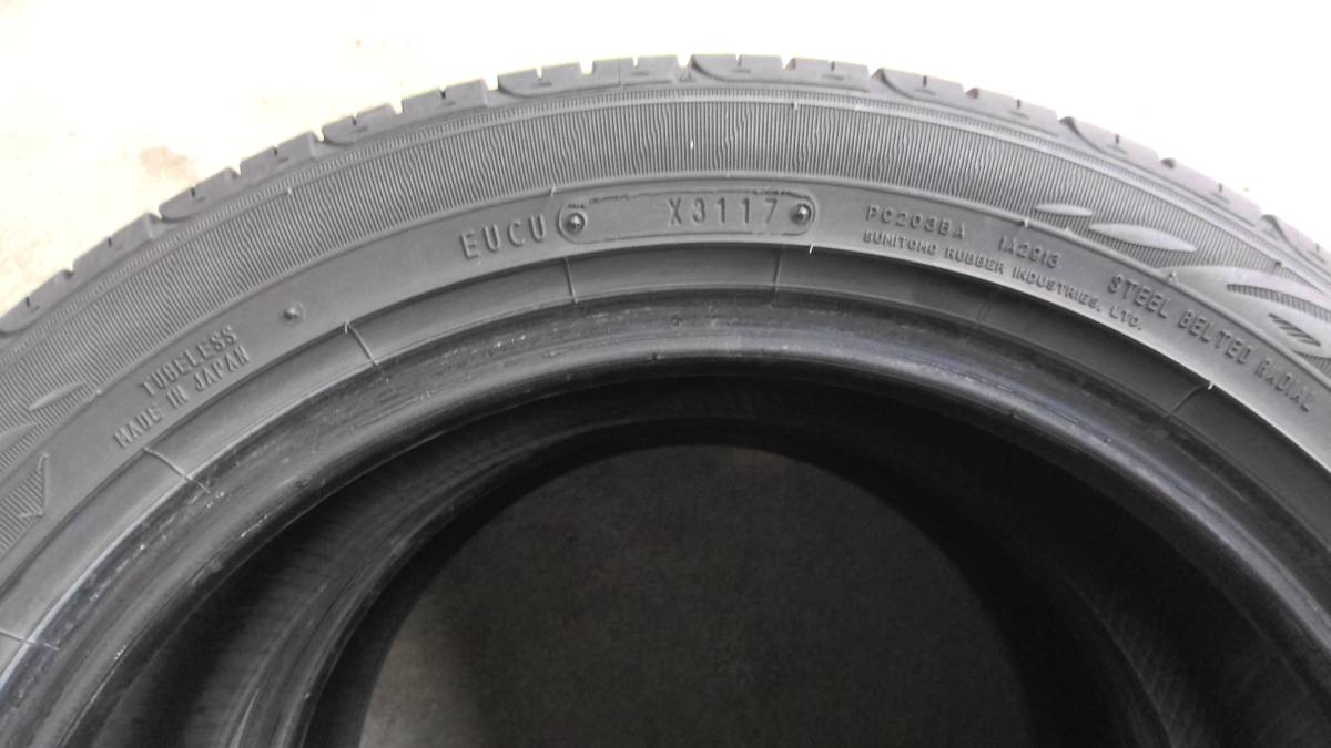 ☆★175/55R15　DUNLOP　ENASAVE　EC203　17年製造　2本セット　中古品★☆_画像5