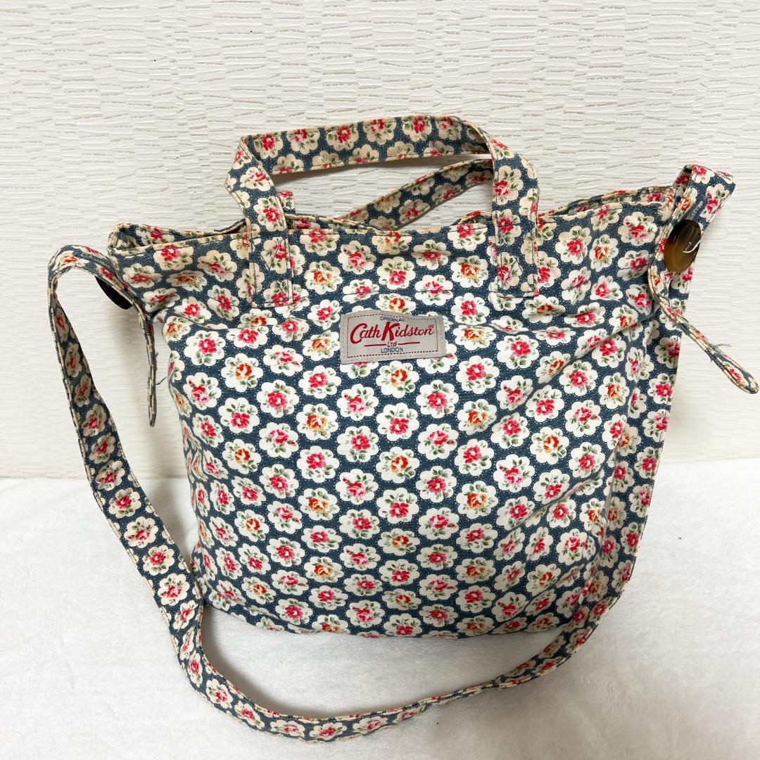 美品CATH KIDSTONキャスキッドソンショルダーバッグハンドバッグ花総柄