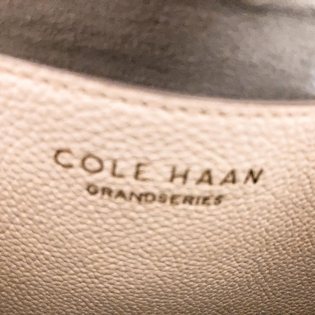 美品COLE HAANコールハーンショルダーバッグハンドバッグパイソン柄ヘビ柄の画像7