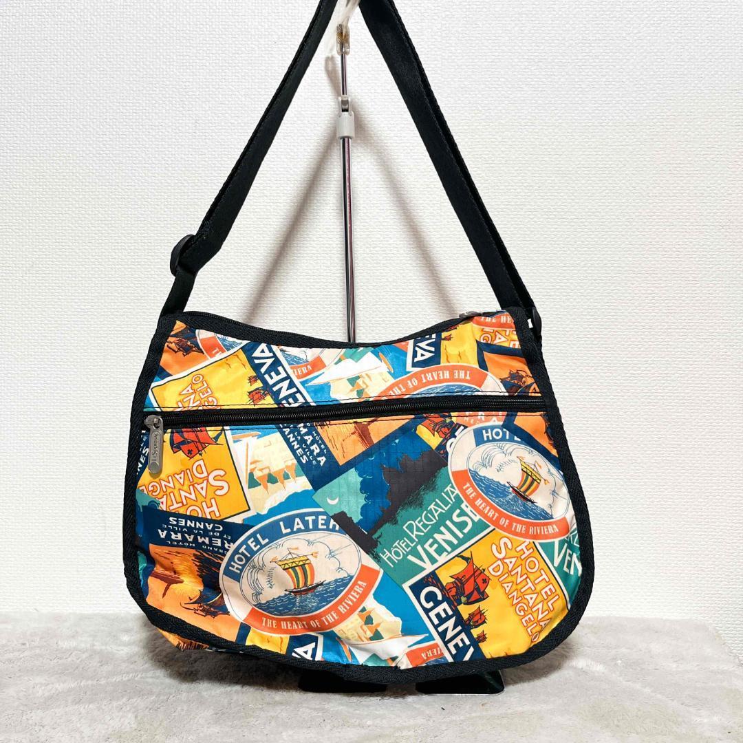 美品LeSportsac レスポートサックショルダーバッグハンドバッグリゾート_画像3