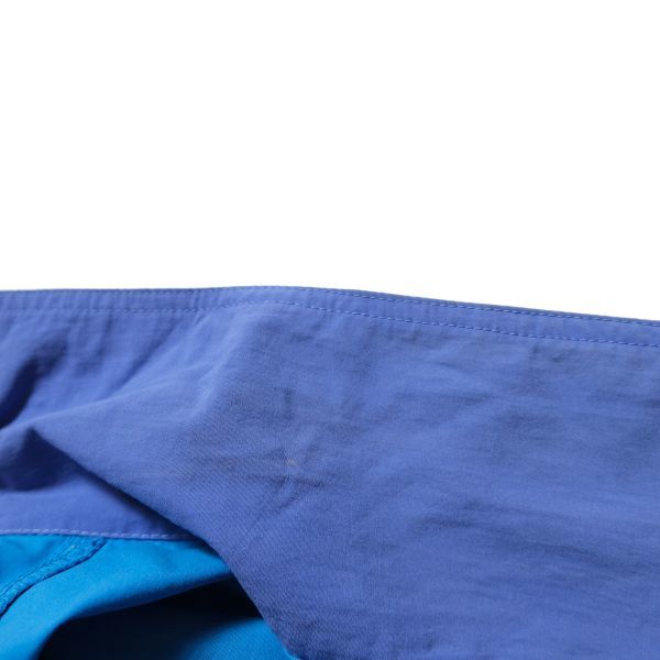90's NIKE ナイキ ACG ハーフジップ プルオーバーナイロンジャケット (M) 青紫×水色系 ロゴ刺繍入り 90年代 旧タグ オールド アウトドア_画像9