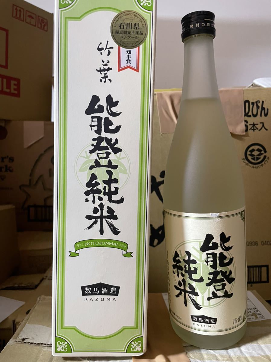 能登純米 竹葉　日本酒　720ml 12本　　セット_画像1