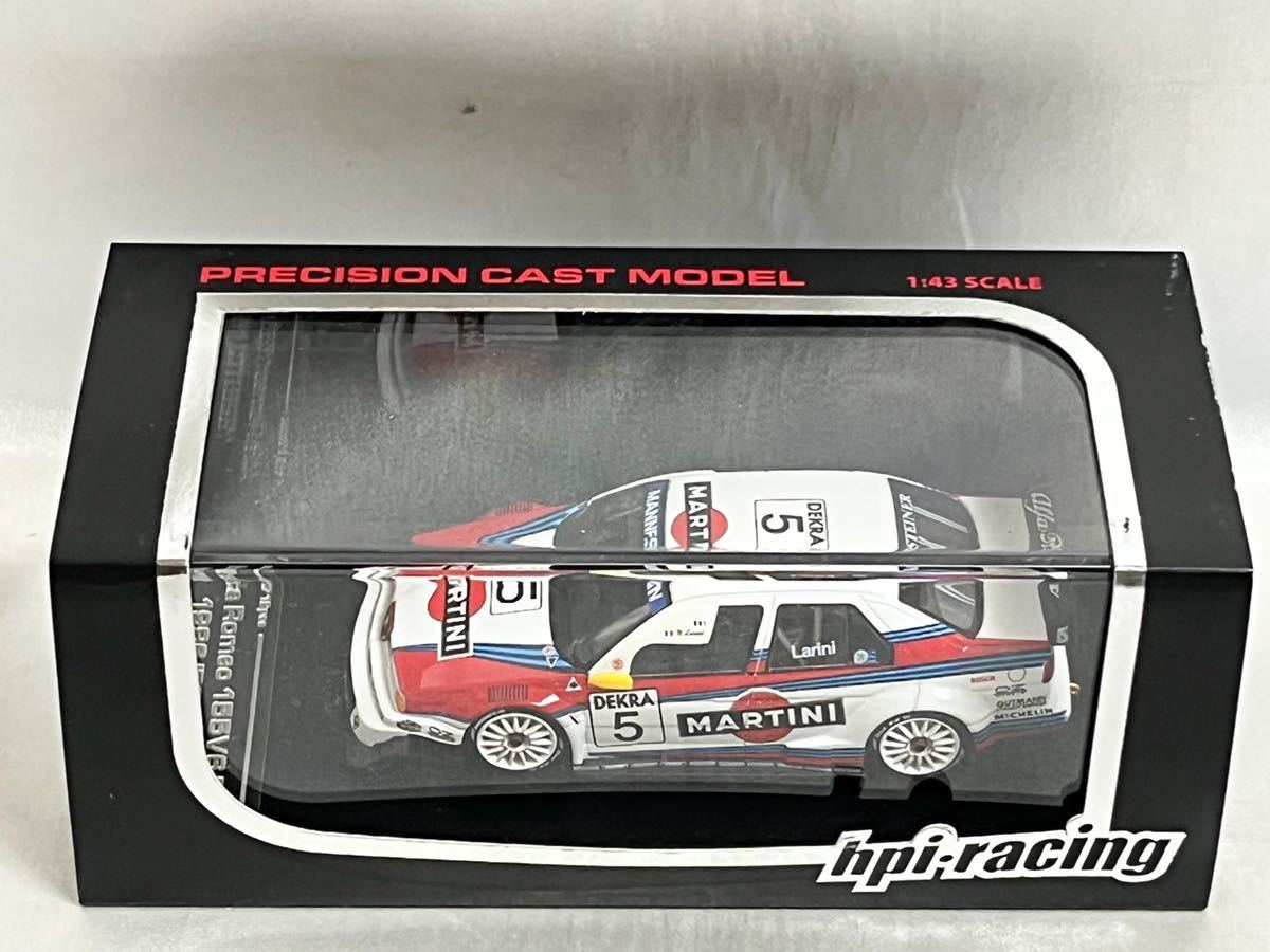 HPI racing 1/43 Alfa Romeo Martini Alpha Romeo 155V6 T1 #5 1996 ITC Nicola * Rally ni