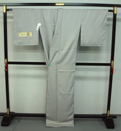  одиночный . принципиально новый Toray si look кимоно . дизайн однотонная ткань серый цвет серия H0588