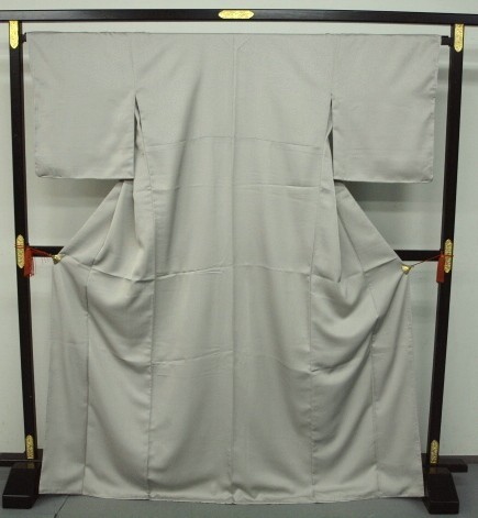  одиночный . принципиально новый Toray si look кимоно . дизайн однотонная ткань серый цвет серия H0588