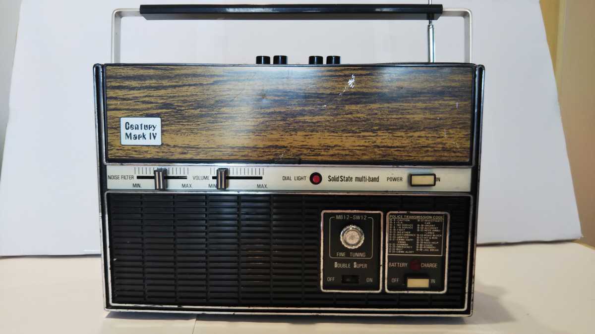 Century MarkセンチュリーマークIV、CF-1889ラジオ、希少、作動品。