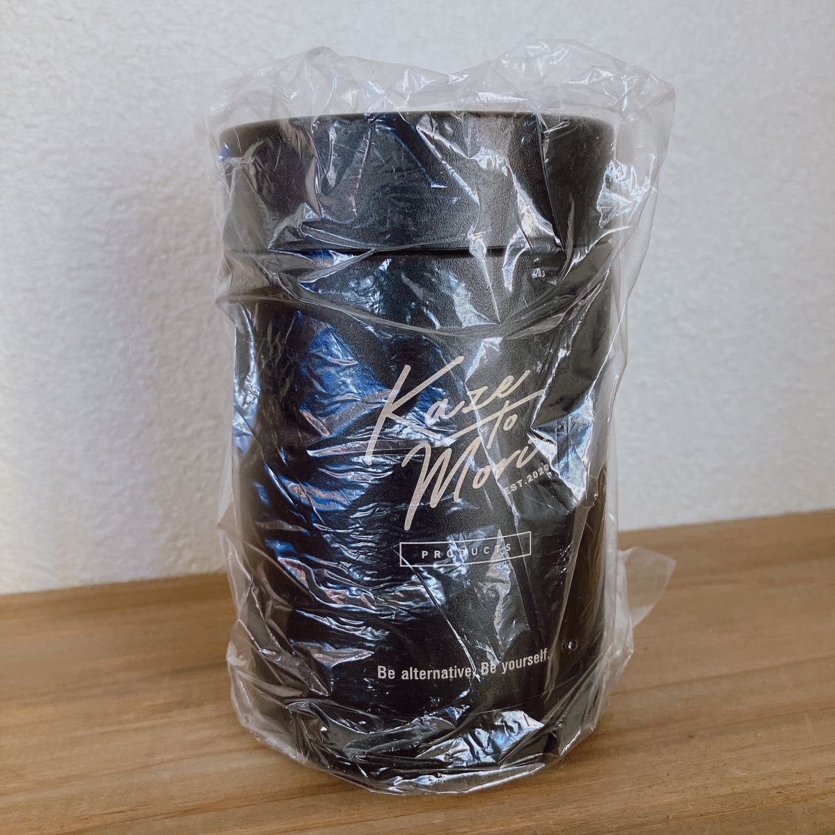 新品未使用品】 KAZE_TO_MORI ステンレス缶クーラー 新品未使用品】 KAZE_TO_MORI ステンレス缶クーラー