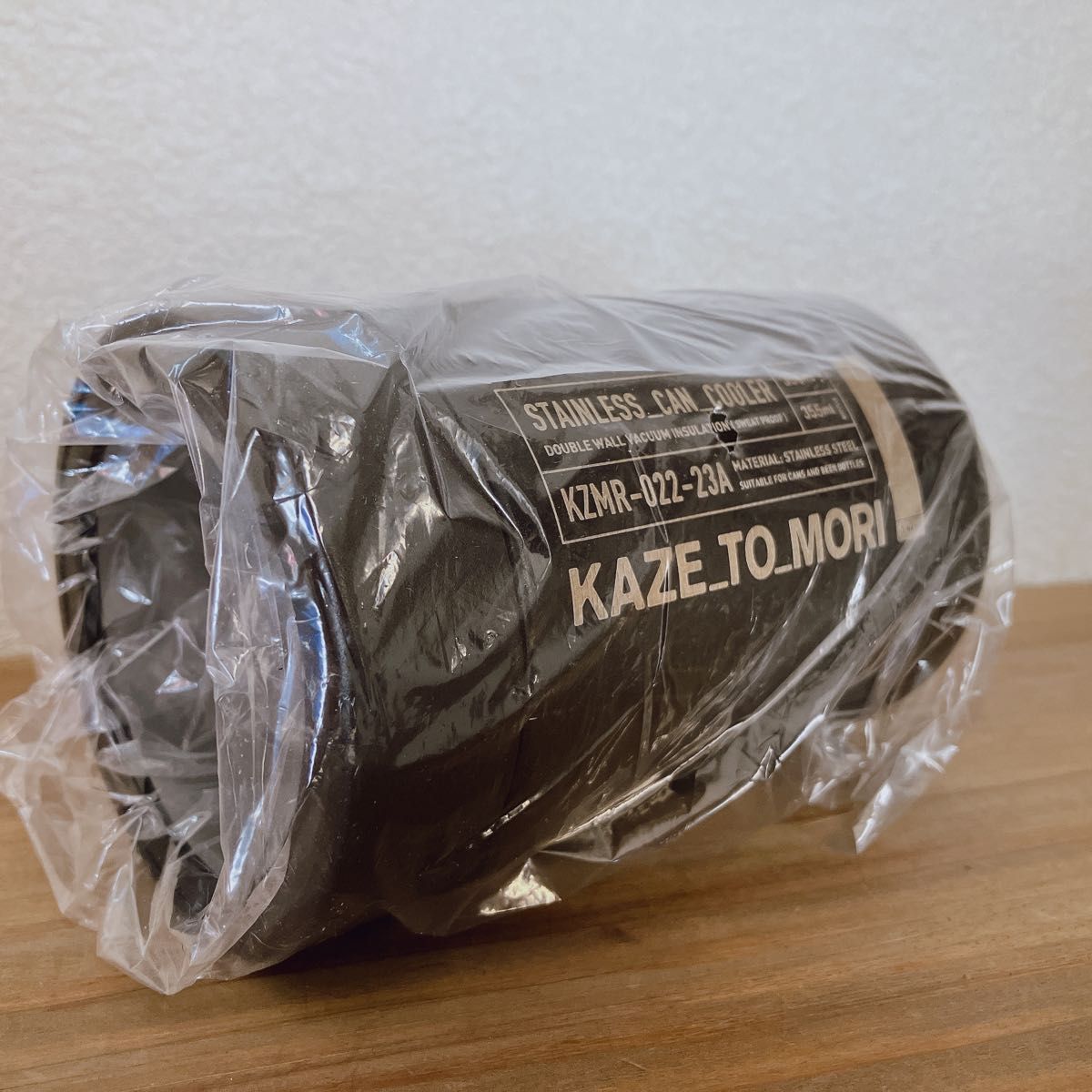 新品未使用品】 KAZE_TO_MORI ステンレス缶クーラー 新品未使用品】 KAZE_TO_MORI ステンレス缶クーラー