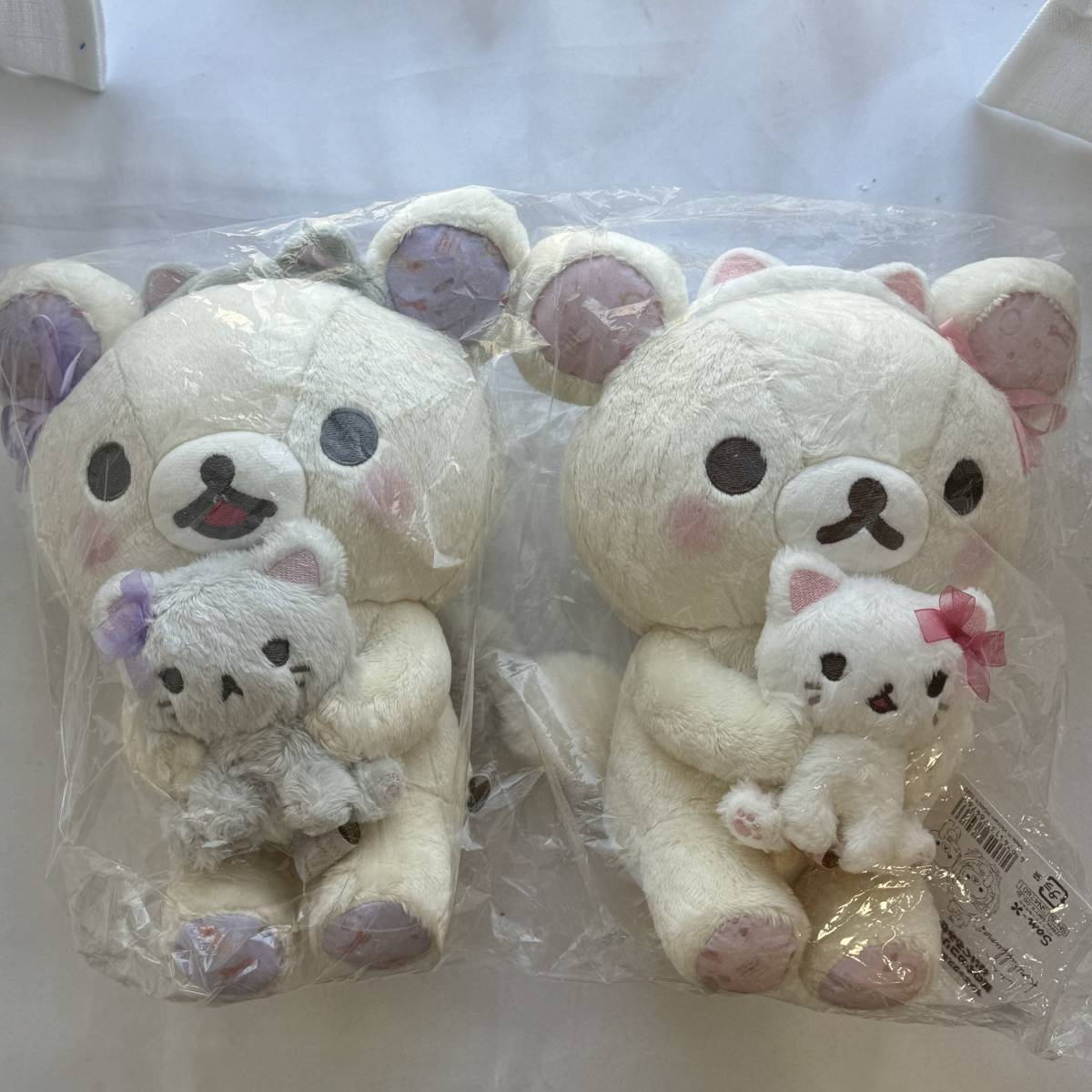 鏡の中のコリラックマ ぬいぐるみ ねこ リボン 希少タグ付き 美品】 コリラックマ 鏡の中のコリラックマ
