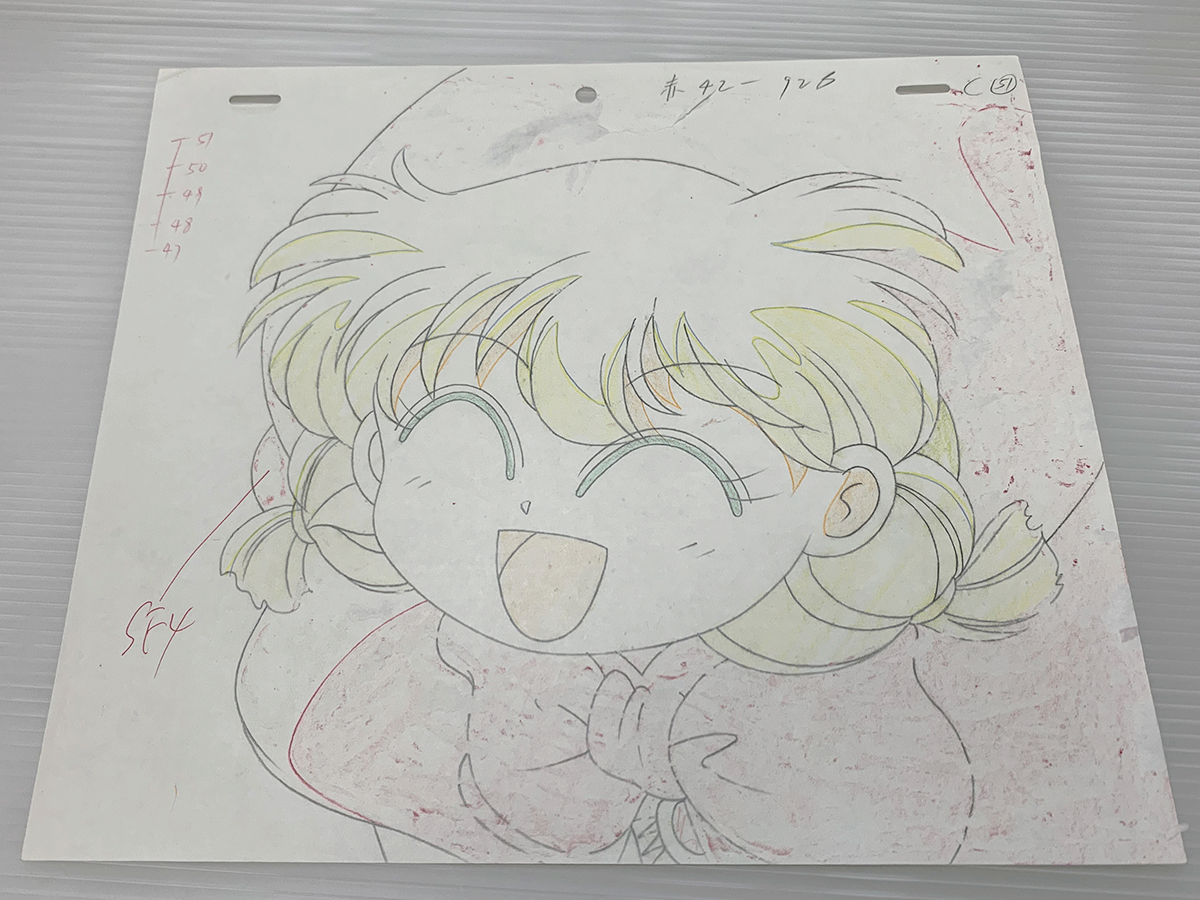 8035 Akazukin Chacha . flower .. cell picture chacha animation original picture sketch 