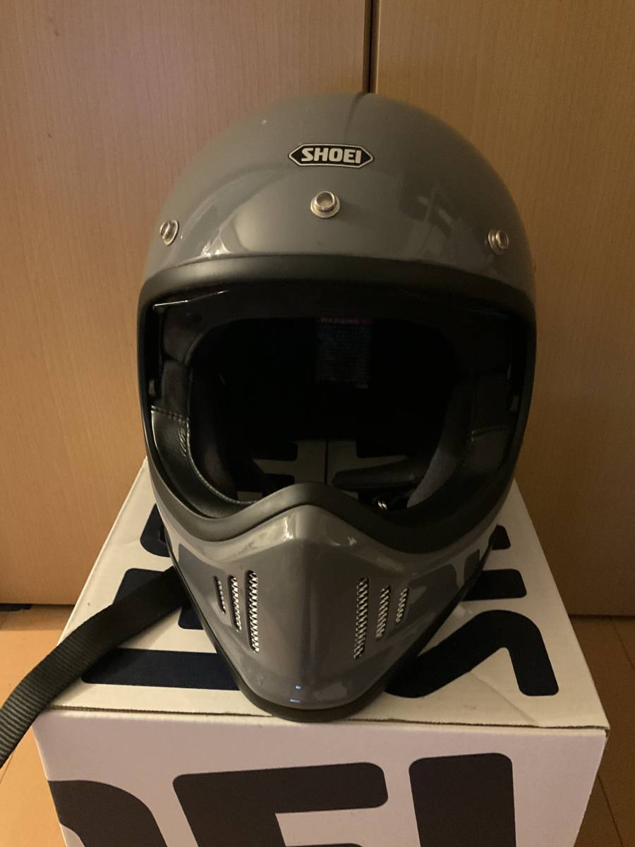 SHOEI ヘルメット EX-ZERO バサルトグレー Lサイズ ゴーグル付き SHOEI ヘルメット EX-ZERO バサルトグレー Lサイズ ゴーグル付き