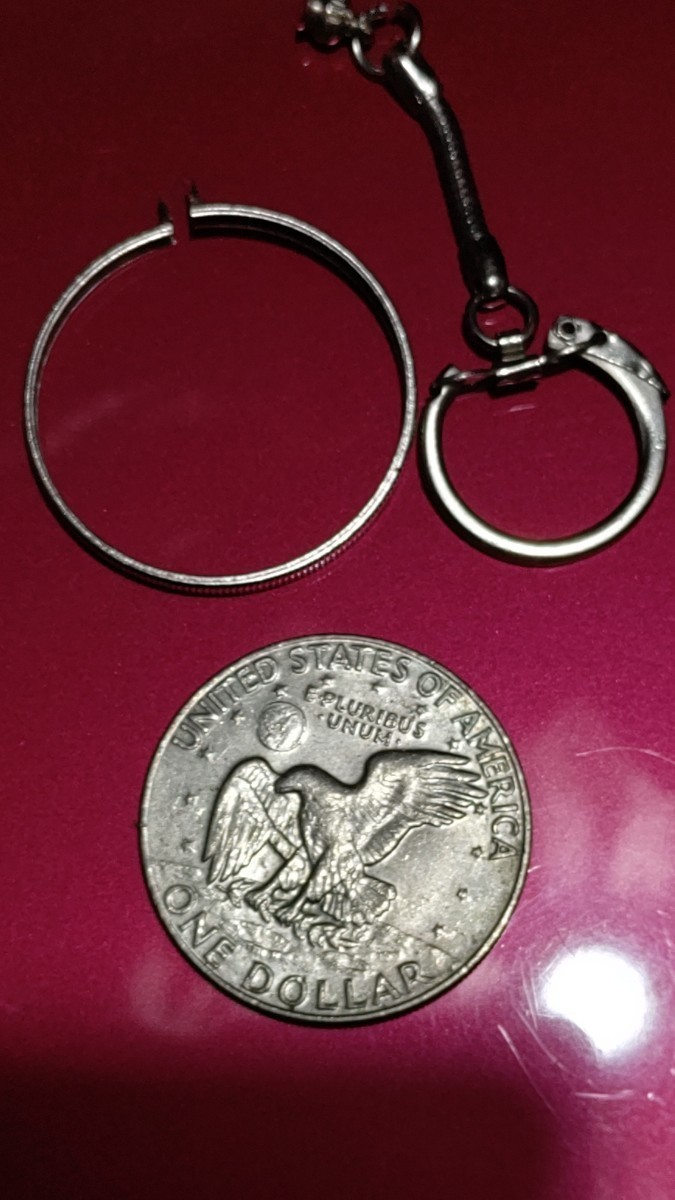 アメリカ コイン 硬貨のキーホルダー_画像3
