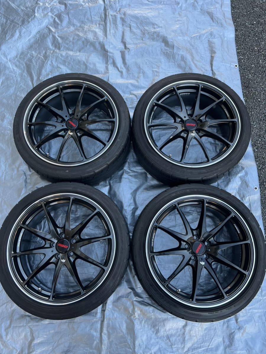 RAYS レイズ VOLK RACING ボルク レーシング G25 18インチ8J＋45 5穴 PCD100 フォーミュラシルバー 225/40R18 FT86 BRZ トヨタ スバル _画像1