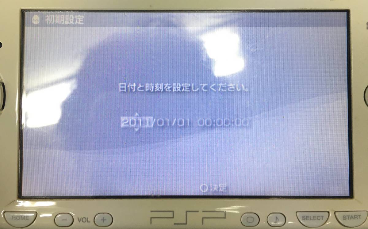 BY-916 動作品 SONY/ソニー PSP/プレイステーションポータブル 本体 PSP-2000 ホワイト_画像7