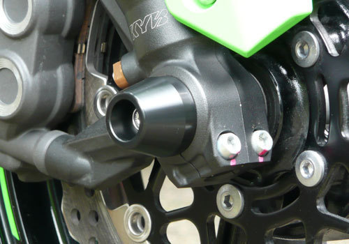 AGRAS(アグラス) ZX-10R 10年型 フロントアクスルプロテクター_画像1