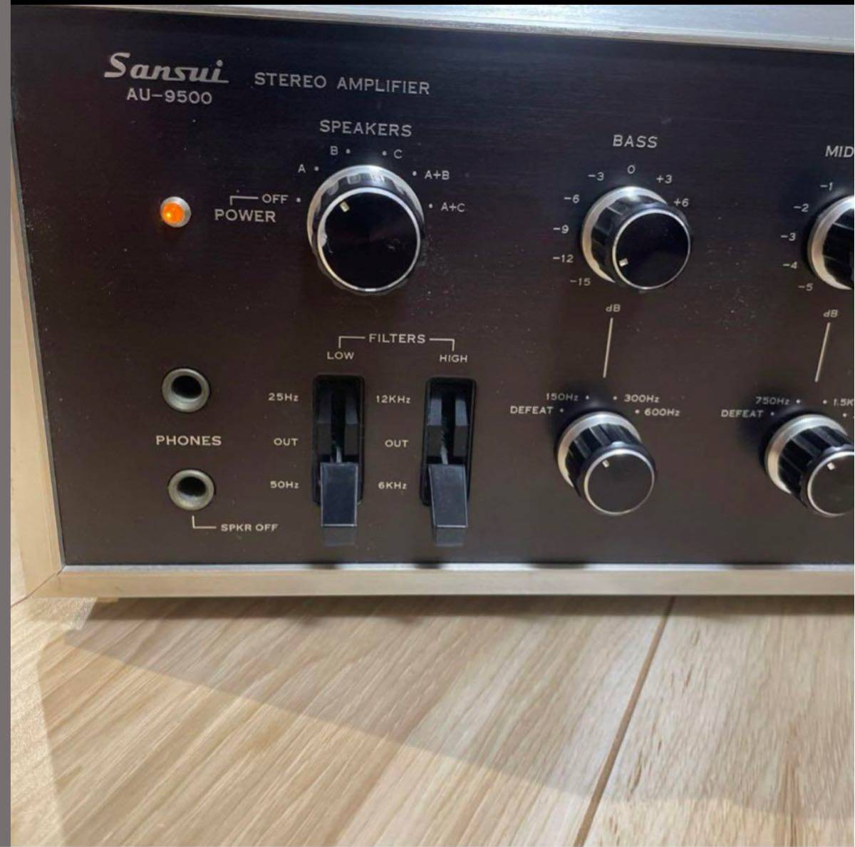 SANSUI プリメインアンプ ジャンク品_画像2