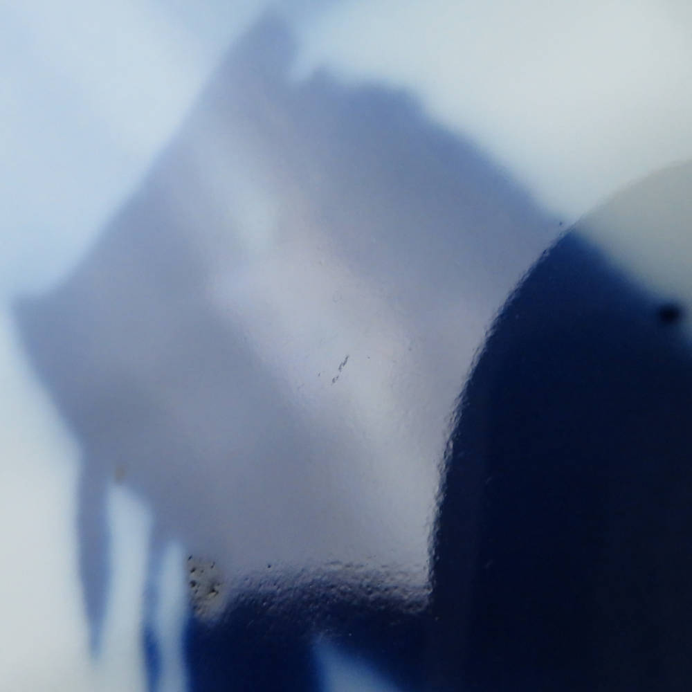 美品 ROYAL COPENHAGEN ロイヤルコペンハーゲン メッテ ハネマン 中皿 1枚 20cmプレート 飾皿 バラ フラワー ブルー SM1490B3_画像5