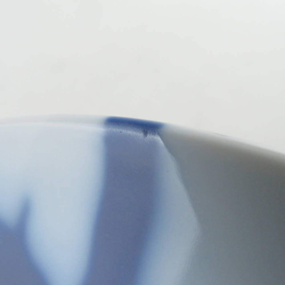美品 ROYAL COPENHAGEN ロイヤルコペンハーゲン メッテ ハネマン 中皿 1枚 20cmプレート 飾皿 バラ フラワー ブルー SM1494B3_画像8