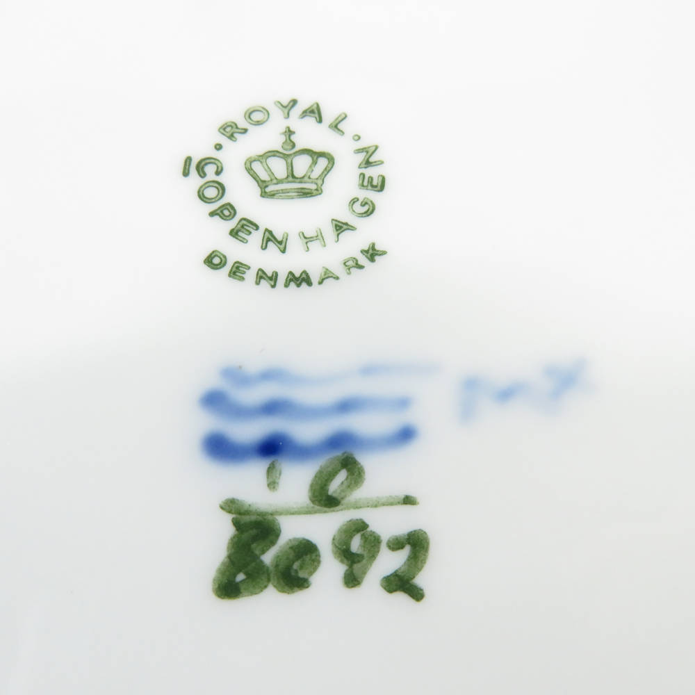 美品 ROYAL COPENHAGEN ロイヤルコペンハーゲン ブルーフラワープレイン 中皿 16cmプレート ケーキ デザート パン SU4919T_画像2