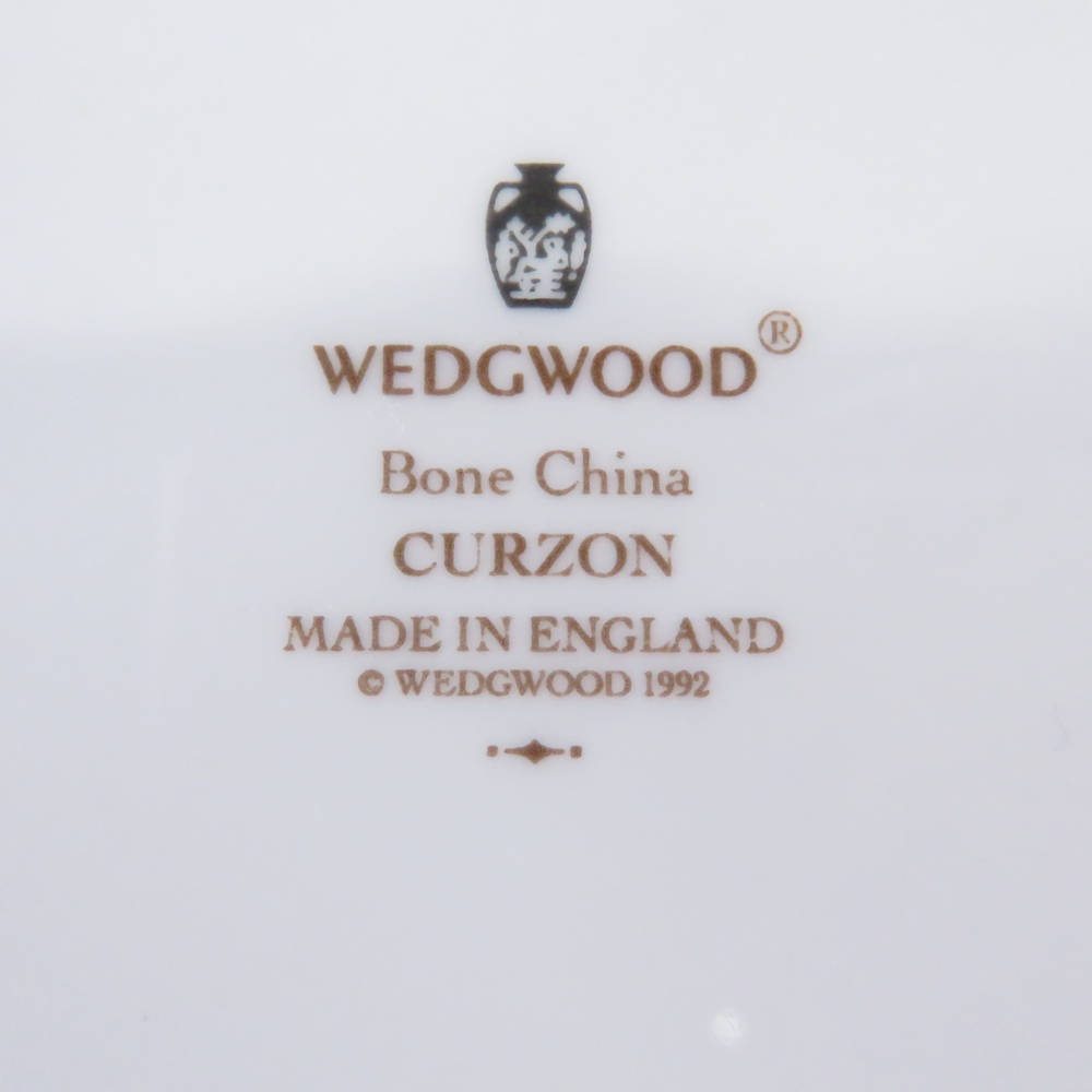 美品 WEDGWOOD ウェッジウッド カーゾン 中皿 6枚 17cmプレート ケーキ デザート セット SY7821R_画像3
