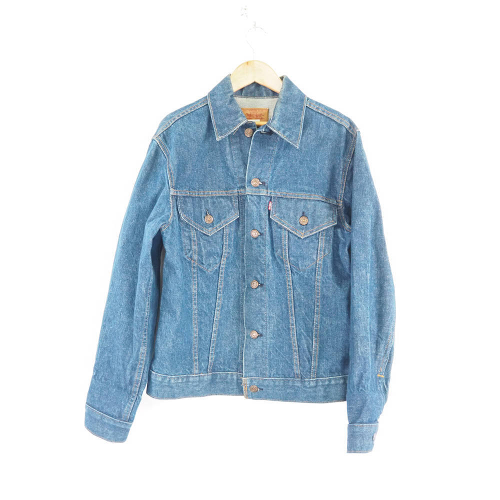 LEVIS リーバイス 70505 0217 デニムジャケット 36 コットン100％ 70s ヴィンテージ Gジャン レディース AY4844W