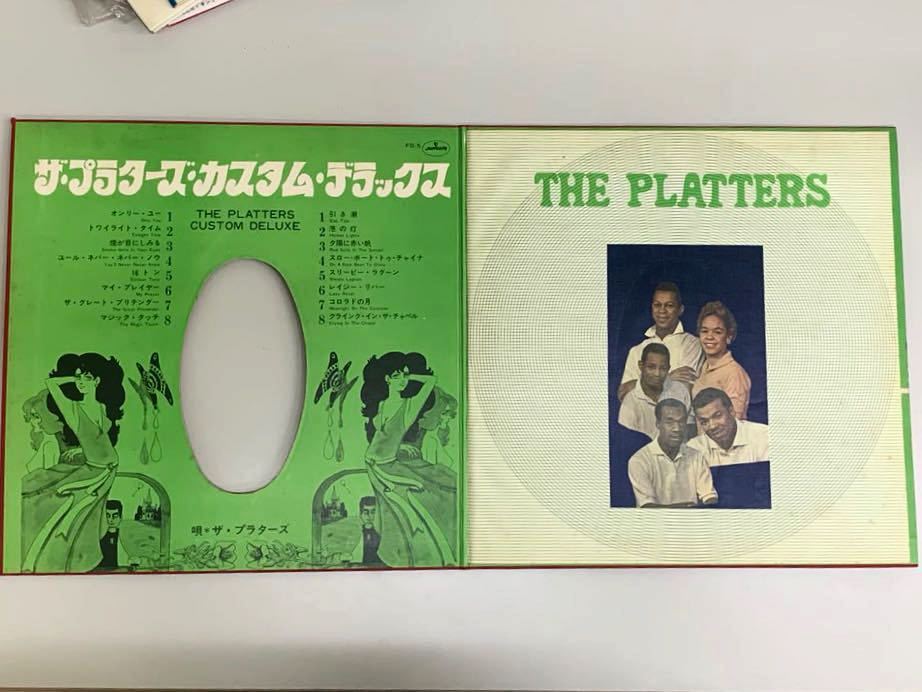 【THE PLATTERS】THE PLATTERS CUSTOM DELUXE レコード盤 アルバムの画像5