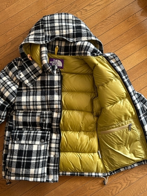 THE NORTH FACE PURPLE LABEL nanamica ダウンジャケット　ハリスツイード　Mサイズ_画像5