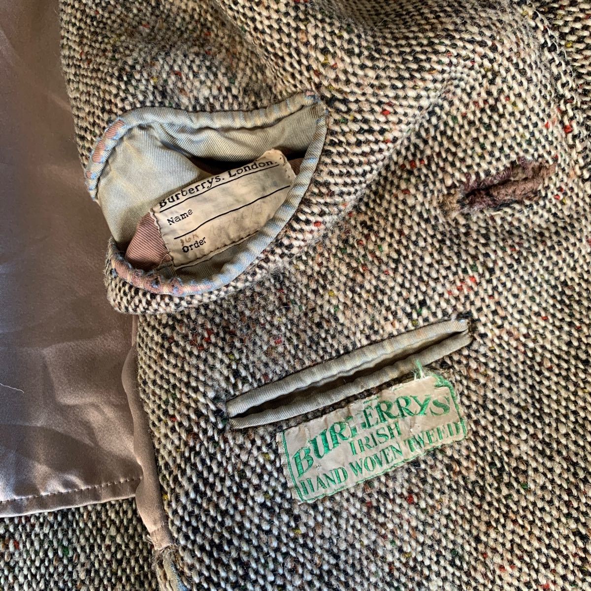 Yahoo!オークション - 50s BURBERRYS IRISH TWEED COAT Yahoo!オークション - 50s BURBERRYS IRISH TWEED COAT
