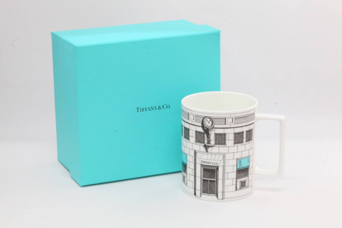 【希少・限定品】Tiffany & Co. ティファニー VIP限定 シリアル入り マグカップ ブルーボックス TFブルー 非売品 食器 の画像1