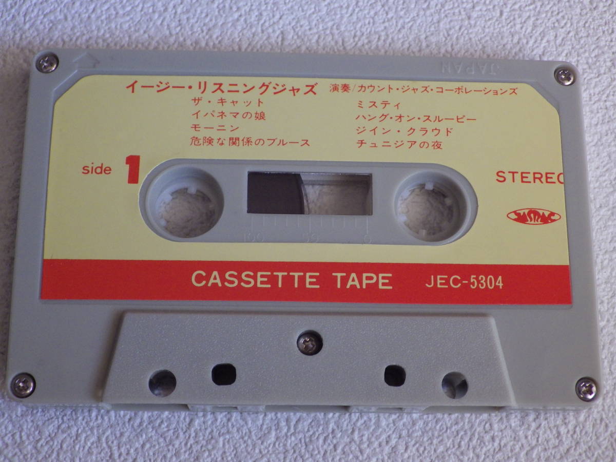  postal 0* cassette tape * Easy Listening Jazz ( The cat,i panel ma. .,mo- person, dangerous . relation. blues other all 16 bending )[JEC-5304]