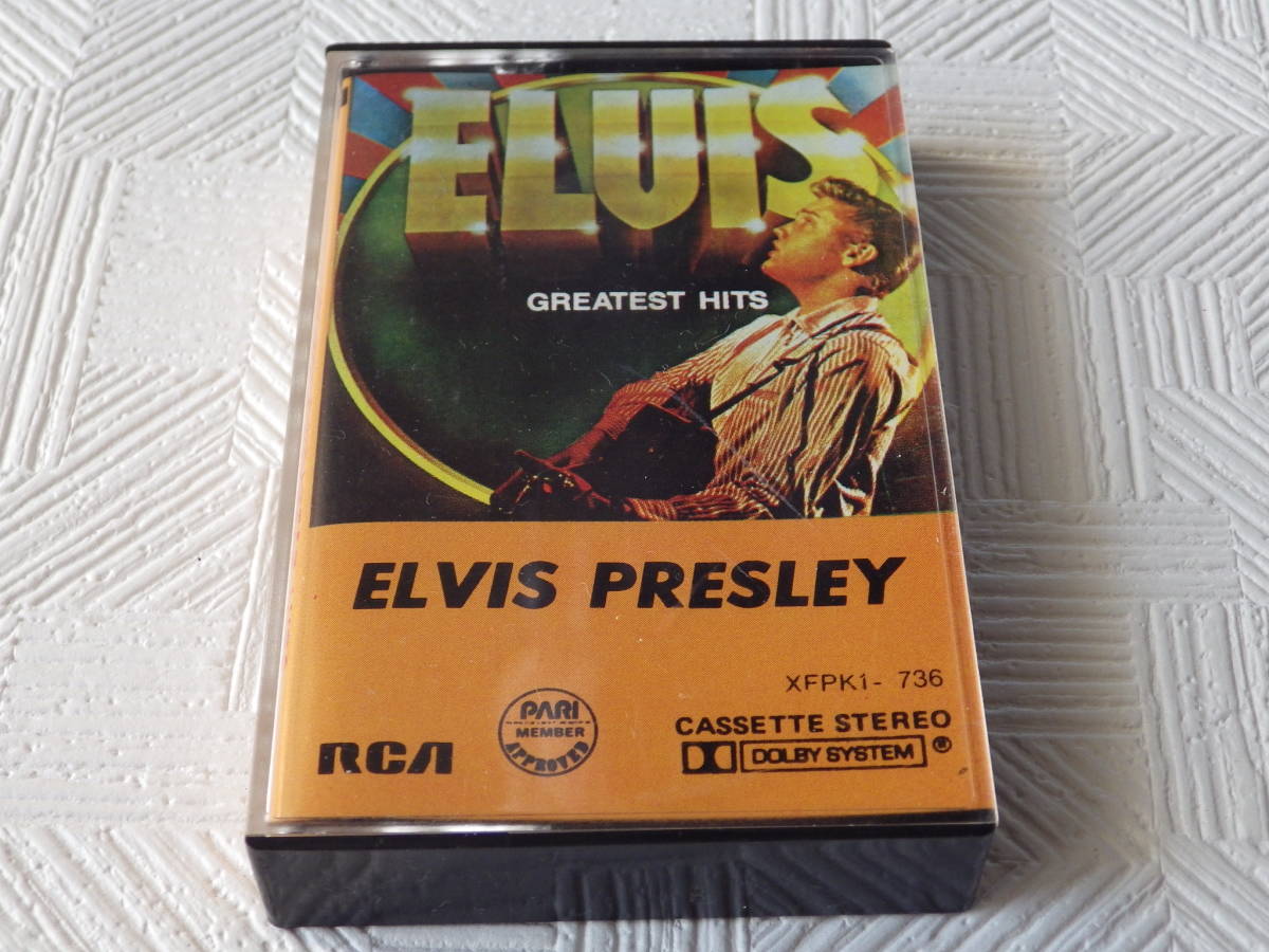 〒0★洋版 カセットテープ★Elvis GREATEST HITS - Elvis Presley(RCA,ROCK,Rock & Roll)【XFPKI-736】の画像1