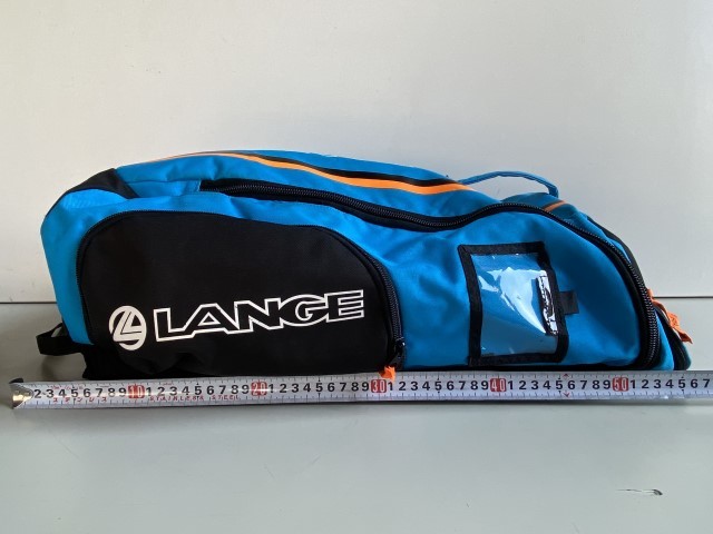 ⑤u124◆LANGE ラング◆バックパック リュックサック 鞄 かばん ブーツサイド装着 サイズ約59㎝×37㎝×16㎝ #105122 #28822 ブルー/青_画像2